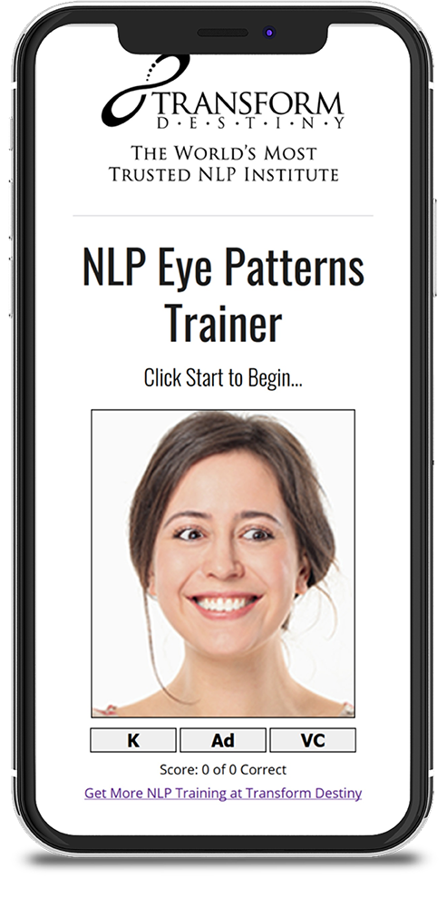 Nlp Eye Movement Chart